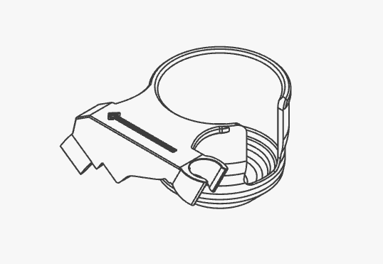 Rollator Cup holder Compatible with "Drive Medical 10257BL-1"