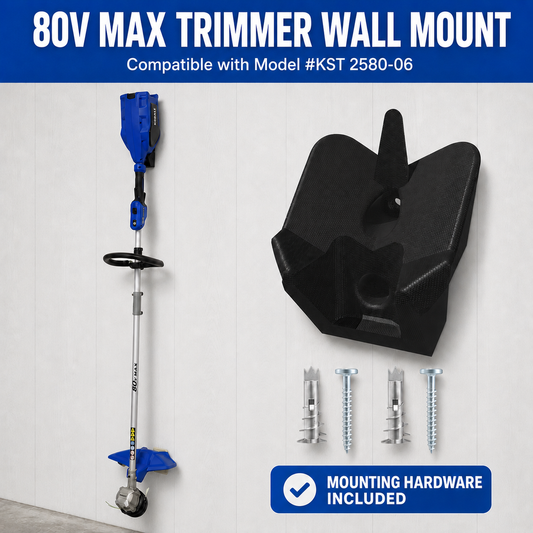 Custom Wall Mount Compatible with "Kobalt 80V Max Brushless Trimmer Model #KST 2580-06"