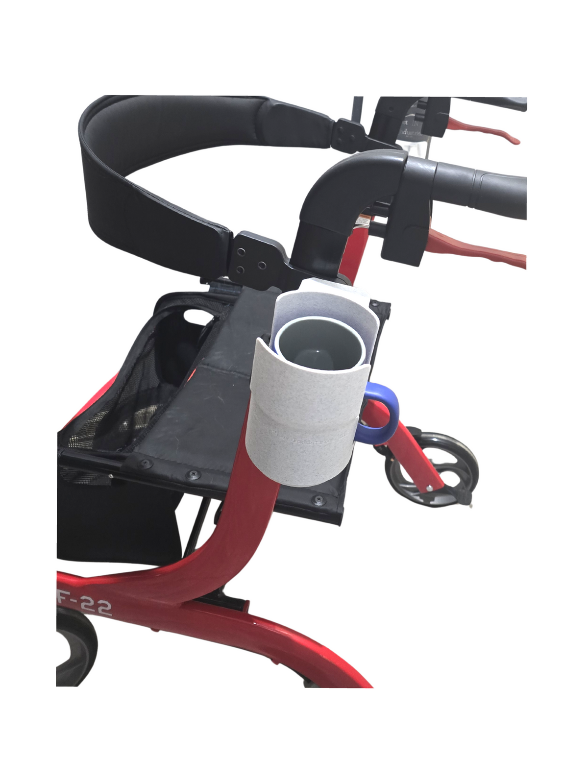 XL Rollator Cup Holder Compatible with Drive F-22 & Select Nitro Models